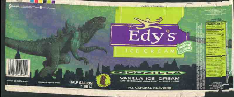 Specialty Ice Cream of the time .